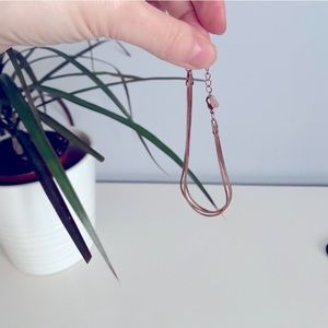 Rose gold colour bracelet